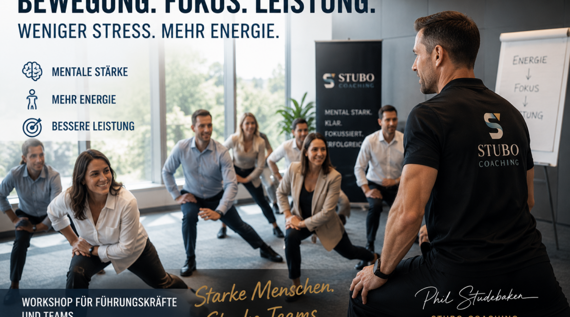 Warum Bewegung heute eines der stärksten Mittel gegen Arbeitsstress ist 1 Training im Office Bild. png